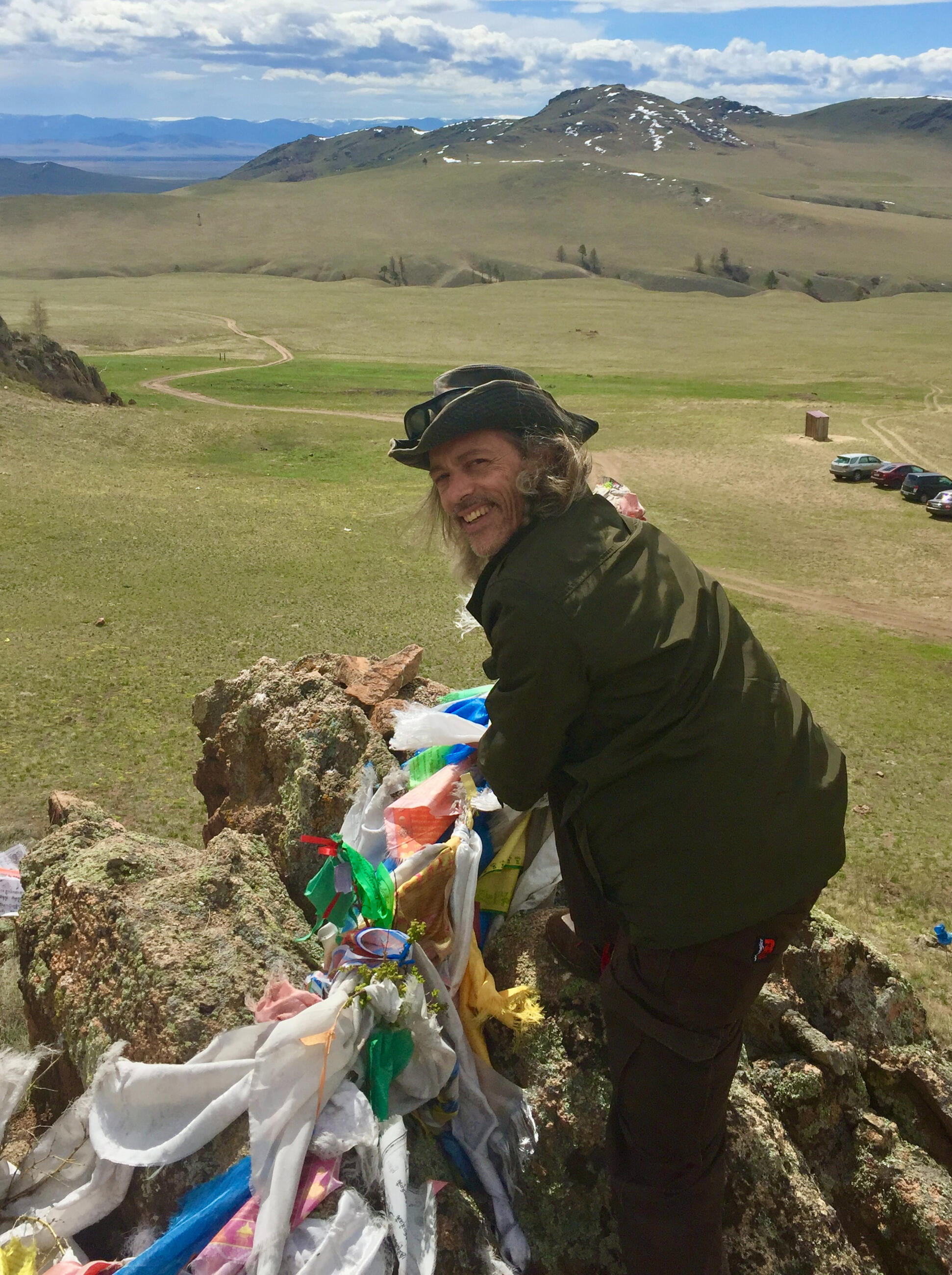 MICHAEL'S BOOKS Photo of Micheal Cline in Tuva